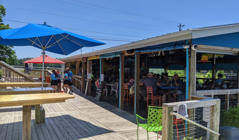 Located Right On The Shores Of Lake Gaston, Shady Shack Bar & Grill In Virginia Has A Lovable And Laid-Back Atmosphere