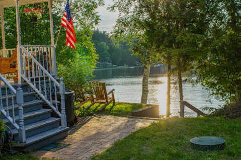 Relax And Take In The Water Views When You Stay At This Vermont Lake House