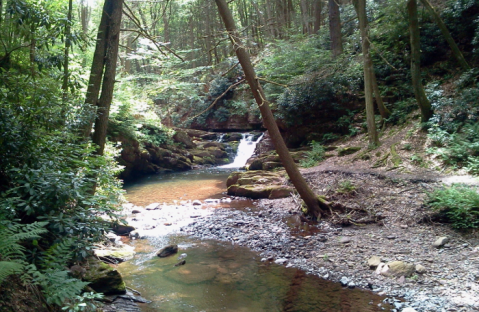 Hike Less Than A Mile To This Spectacular Waterfall With A Rock Beach In New Jersey