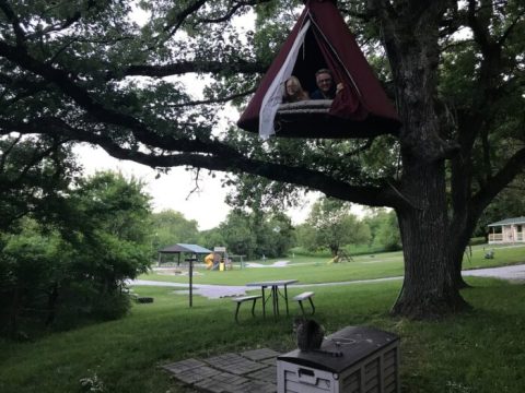 Stay Overnight At This Spectacularly Unconventional Treehouse In Iowa