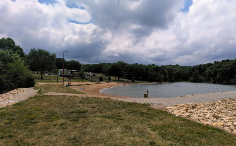 The Cleanest, Most Pristine Sand In Iowa Is Found At The Underrated Lake Icaria Beach