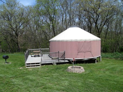 For Just $70 A Night, You Can Stay In A Yurt At Pammel Park In Iowa