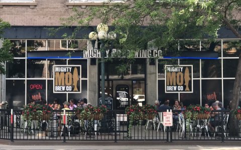 Feast On Pizza On The Patio Of Mighty Mo Brew Co. In Montana