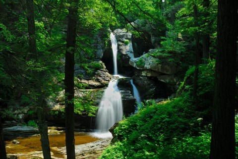 Take A Connecticut Adventure To Our State's Stunning Quarter-Mile Cascade