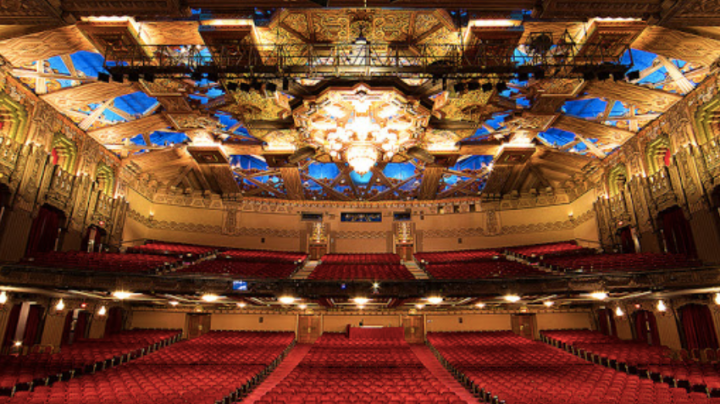 inside of Pantages Theater in Hollywood