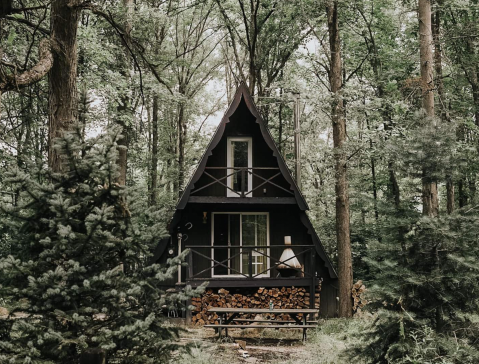 Stay The Night In A Charming And Modern A-Frame Cabin In The Heart Of Ohio's Amish Country