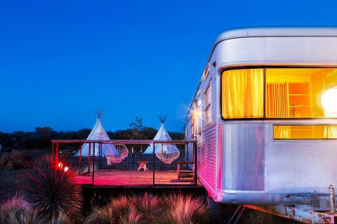 One Of The Coolest Vintage Airstream Resorts In The U.S. Can Be Found Right Here In Texas