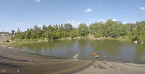 The Ingram Dam In Texas Is Also A Water Slide And It's The Most Fun Thing You'll Do This Summer