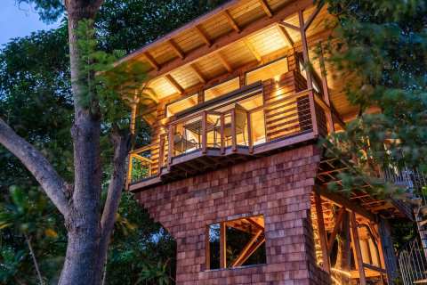 Sleep Among Tropical Foliage At This Luxury Tree House In Hawaii