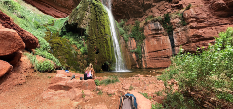 Swim Underneath A Waterfall At This Refreshing Natural Pool In Arizona