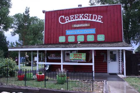 Visit Wyoming's Creekside Clubhouse To Pan For Gold, Play Mini Golf, And Gobble Down An Ice Cream Cone