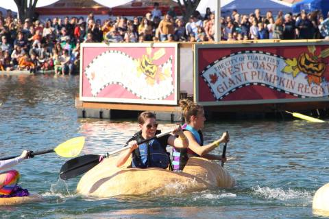 Don’t Miss The Biggest Pumpkin Festival In Oregon This Year, The West Coast Giant Pumpkin Regatta