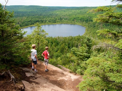 Oberg Lake Is A Beautiful Lake Nestled In The Minnesota Mountains