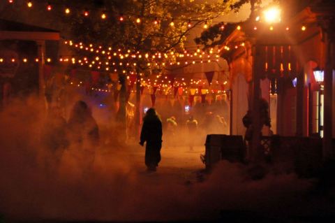 Monsters Lurk Around Every Corner At The Bone-Chilling Halloween Haunt At Worlds Of Fun In Missouri