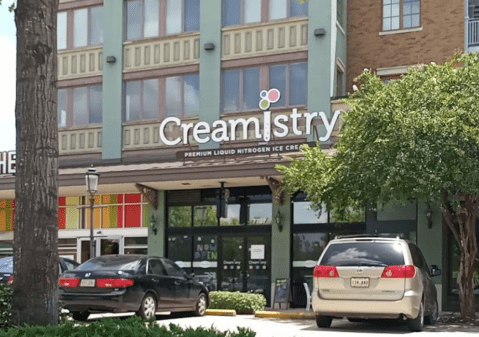 Made To Order Using Liquid Nitrogen, The Ice Cream At Creamistry In Louisiana Is one Of A Kind