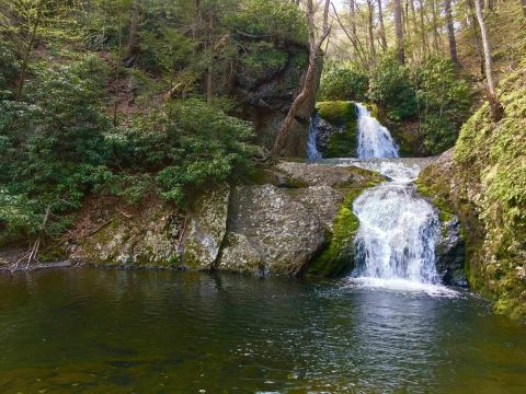 This 3.3-Mile Trail In Pennsylvania Leads To A Cascading Waterfall And Mountain Views