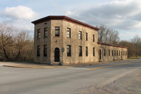 The Glen Jean Bank, Built In 1909, Welcomes Visitors To West Virginia's New River Gorge National Park