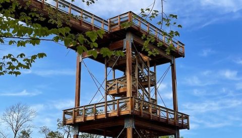 Climb 95 Steps To The Top Of Peninsula Park Tower In Wisconsin And You Can See All The Way To Michigan