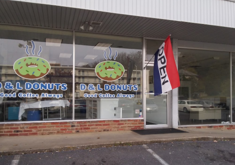 The Donuts Are Made From Scratch Daily At D&L Donuts In Virginia