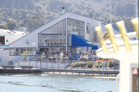 Fish. Is A Waterfront Seafood Market And Restaurant In The Coastal Town Of Sausalito In Northern California