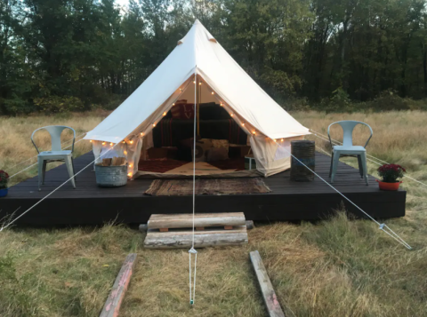 Have The Ultimate Glamping Experience With A Stay In This New Jersey Yurt