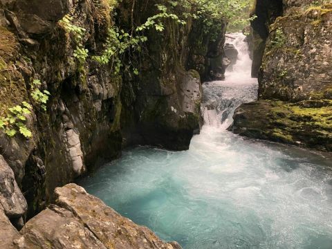 Take This Stunning Hike Through America's Northern Most Temperate Rainforest To The Turquoise Blue Of Glacier Creek In Alaska