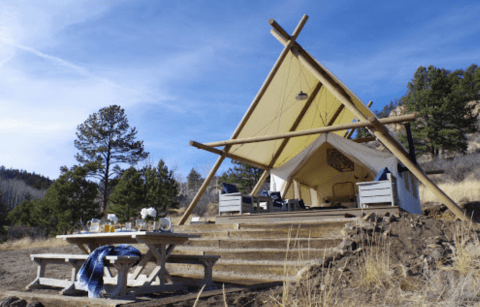 You Haven't Really Glamped Until You Have Stayed The Night At Colorado's Black Tree Resort