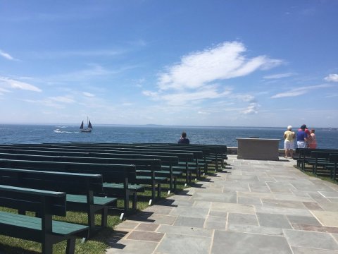 Overlooking The Gulf Of Maine, This Picturesque Chapel Is A Peaceful Place For Fresh Air