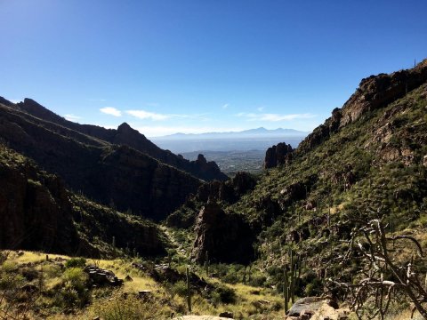 If You're Up For The 14-Mile Hike, Ventana Canyon Trail Leads To One Of The Most Unique Natural Arches In Arizona