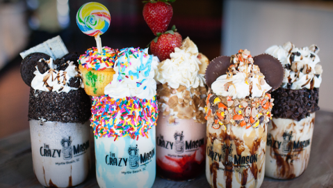 Indulge In 51 Over-The-Top Milkshakes At The Crazy Mason Milkshake Bar In South Carolina