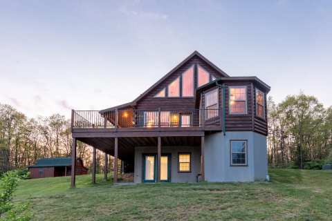 This Stunning Pennsylvania Airbnb Comes With Its Own Wraparound Deck For Taking In The Gorgeous Views