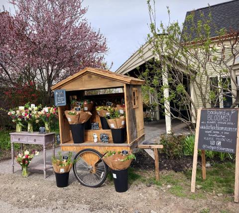 Freshly Cut Flowers Are Sold On The Honor System At This Local Shop In Maine