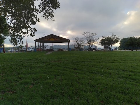 You Can Camp Right On The Point Where Two Rivers And Three States Meet In West Virginia