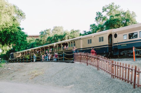 Don Your Fanciest Hat And Enjoy High Tea When You Take A Ride On The Fancy Hat Tea Train In Northern California