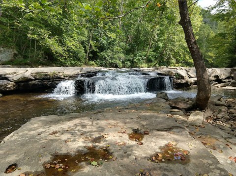 Paint Creek Falls Is An Out-Of-The-Way Waterfall Hiding In The West Virginia Forest