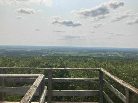 Hike A Wild Trail To A Tower With An Epic View Of Southern Wisconsin’s Hills And Valleys