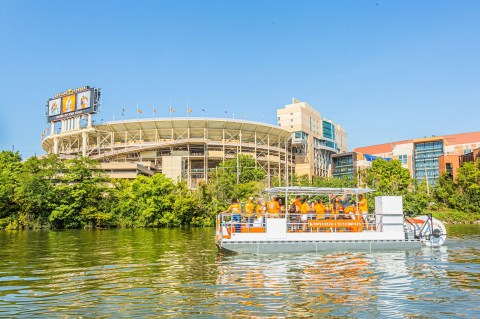 Enjoy The Water, Brews, And Stunning Views From The Tennessee River With Knoxville Cycleboats