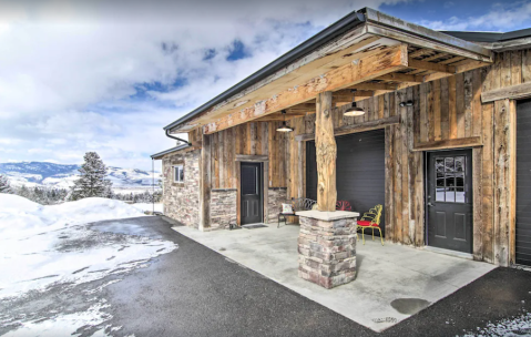 Have A Rustic Slumber Party At This Cozy Wilderness Retreat In Montana