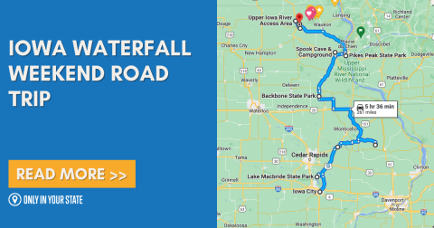 Here's The Perfect Weekend Itinerary If You Love Exploring Iowa’s Waterfalls