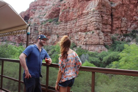 Sip Seasonal Beer On A Train Ride Through Arizona's Most Magical Fall Foliage