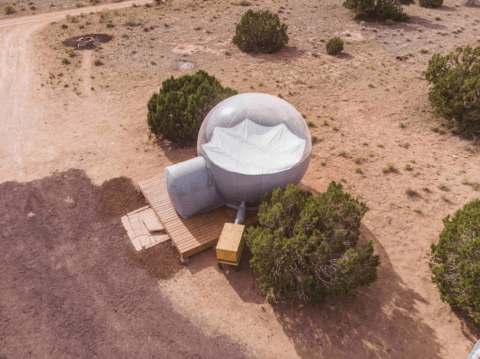 Spend The Night Stargazing In A Translucent Dome Near The Grand Canyon In Arizona