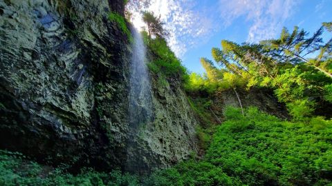 This Trail Leading To Two 100-Foot Waterfalls In Oregon Is Often Called The Niagara Falls Of Oregon