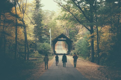 This Beautiful Covered Bridge Is The Only One Of Its Kind In Rhode Island