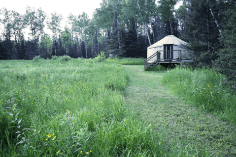 This North Shore Yurt Will Take Your Minnesota Glamping Experience To A Whole New Level