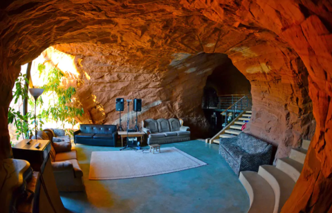 This Airbnb In Utah Comes With Its Own Private Cave
