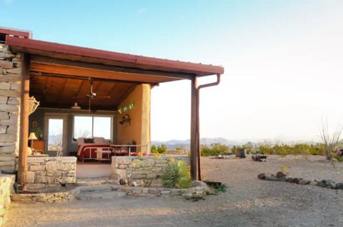 This Stunning Texas Airbnb Comes With Its Own Outdoor Bed For Taking In The Gorgeous Views