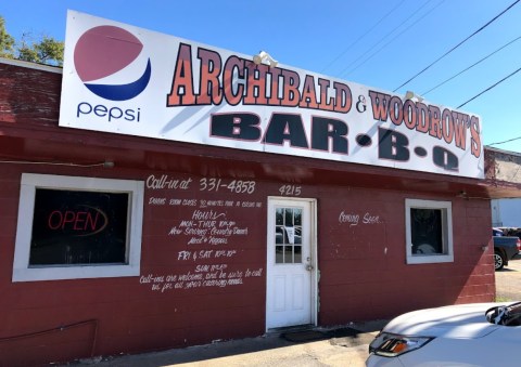 Archibald & Woodrow's BBQ Was Recently Named The Cheapest Place To Eat In Alabama