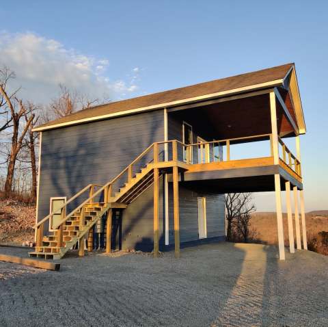 This Stunning Oklahoma AirBnB Comes With Its Own Deck For Taking In The Gorgeous Views