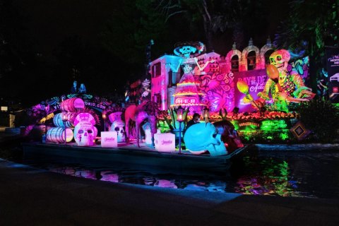 The San Antonio River Walk Will Explode With Color In A Boat Parade For Day Of The Dead