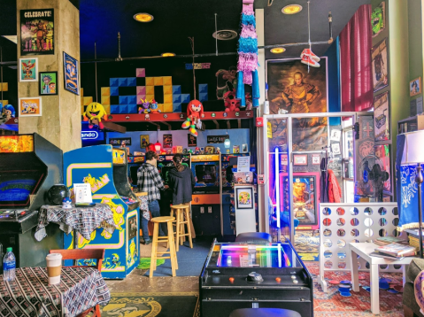 Play Nostalgic Arcade Games And Eat Your Favorite Childhood Cereals At Maniac's Mansion In Texas